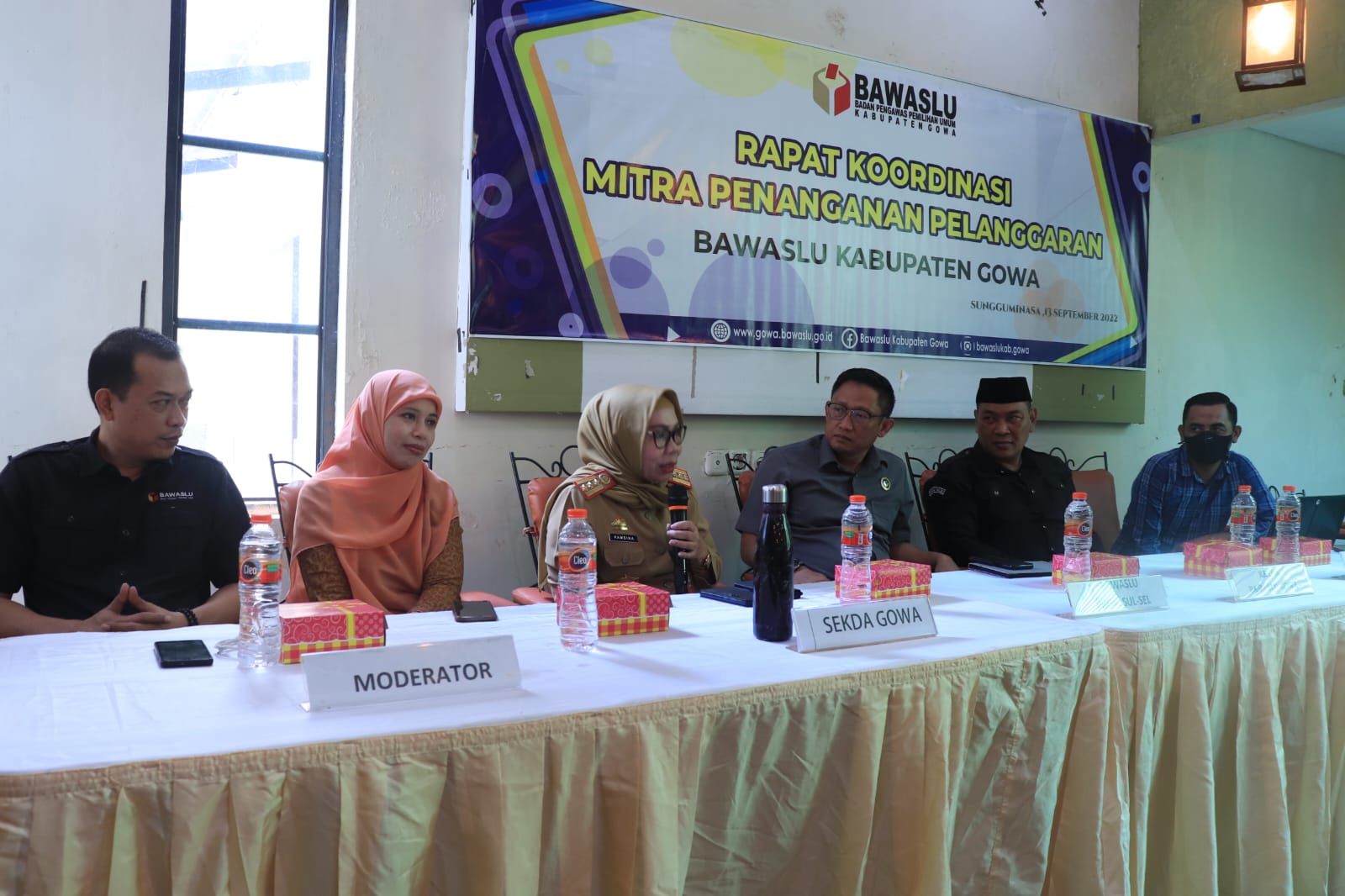 Cegah Pelanggaran Netralitas ASN, Bawaslu Gowa Gelar Rapat Mitra